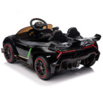 Lamborghini Poison Small Dual Drive 12V 4.5AH with 2.4G Remote Control Sports Car Electric Car Black - Image 9