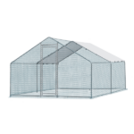 Replace 2952922 13 x 10 ft Large Metal Chicken Coop, Walk-in Poultry Cage Chicken Hen Run House with Waterproof Cover, Rabbits Cats Dogs Farm Pen for Outdoor Backyard Farm Garden - Image 3