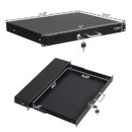 Do Not Sell on Amazon 19" 1U Steel Plate DJ Drawer Equipment Cabinet with Keys Black - Image 6