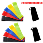 2 Pack Set of 5 Resistance Exercise Loop Bands Fitness Yoga Resistance Band TPE Colorful (US Logistics only For USPS.TK/TMEU only For self-pickup) - Image 3