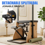 Pilates Chair Wunda Chair Pilates Combo Chair with Handles Split Pedals Reformer Machine 4-Level Resistance for Yoga Core Training Rehabilitation Includes Non-Slip Socks - Image 7