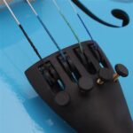 4/4 Acoustic Violin Case Bow Rosin Sky Blue - Image 10