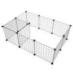 Pet Playpen, Small Animal Cage Indoor Portable Metal Wire Yard Fence for Small Animals, Guinea Pigs, Rabbits Kennel Crate Fence Tent - Image 9