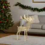 3.6FT Motorized Reindeer with Shaking Head, Outdoor Christmas Decorations with Motor & 120 Warm White LED Lights, for Xmas Outdoor Holiday Indoor Decor Lighted Holiday Displays - Image 12