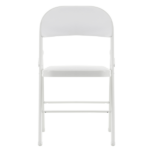 Same Code 71155989 6pcs Elegant Foldable Iron & PVC Chairs for Convention & Exhibition White - Image 6