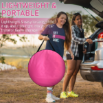 Portable Outdoor Pop-up Toilet Dressing Fitting Room Privacy Shelter Tent Pink - Image 13