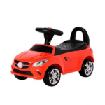 Red Toddler Foot-to-Floor Ride-On Push Car: Sliding Walking Toy with Working Horn, Music, Headlights & Under-Seat Storage - Image 2