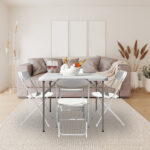 Replace 19594030 34" Blow Molding Foldable Square Table - Image 26