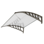 Same Code 43523055 HT-100 x 96cm Household Application Door & Window Rain Cover Eaves Gray Holder - Image 13