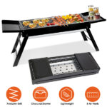 Portable BBQ Griddle, Foldable Kabob Barbecue for Outdoor Hibachi BBQ Lamb Skewer Camping Barbecue Grill in Garden Backyard Party Picnic Travel No shipments on weekends - Image 2