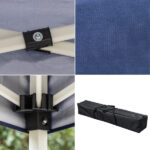 8*8ft Portable Home Use Waterproof Folding Tent Blue - Image 98