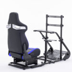 Enhanced and stable racing wheel cockpit, compatible with Fanatec, PXN, Thrustmaster, and Logitech adjustable driving simulators, excluding handbrake, pedals, and monitor - Image 5