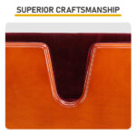 4/4 Natural reddish-brown cello base with foam protective layer - Image 11