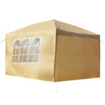 3 x 3m Two Doors & Two Windows Practical Waterproof Right-Angle Folding Tent Khaki - Image 22
