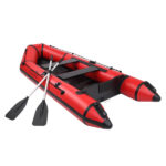 Camping Survivals 10ft PVC 330kg Water Adult Assault Boat Red Black - Image 18