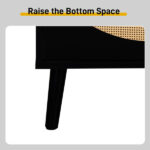 2 rows of 4 dump buckets with high-leg arched rattan shoe cabinet particle board + plastic rattan 105*24*98cm black frame + original wood rattan surface + black high-leg shoe cabinet - Image 8