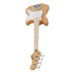 [Do Not Sell on Amazon] 4 String 30in Short Scale Thin Body GB Electric Bass Guitar with Bag Strap Connector Wrench Tool Burlywood - Image 16