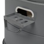 Portable Toilet with Non-slip Mat Grey - Image 12