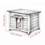 Wooden Cat House - Image 3