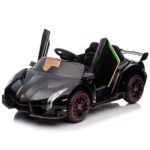 Lamborghini Poison Small Dual Drive 12V 4.5AH with 2.4G Remote Control Sports Car Electric Car Black - Image 10