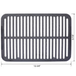 Oval Cast Iron Grill Outdoor, Portable Charcoal Grill and Tabletop Cast Iron Skillet - 100% Cast Iron, Enameled, Durable, Small Charcoal Grill, Camping Stove, Hibachi Grill - Image 2