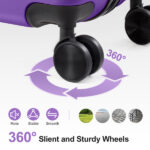 ABS Trolley Case 20in 24in 28in 3PCS Suitcase Set Vertical Striped Frosted Case Suitcase Purple - Image 21