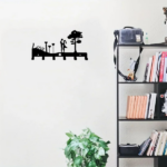 CIFbuy™ Couple Love Key Holder Iron Wall Mounted Clothing Organizer (TikTok, temu pick-up service)