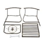 Replace 66934556 Flat Tube Single Rocking Chair Bronze Color - Image 2