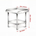 Metal Work Table ﻿ - Image 3