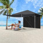 10x10FT pop up Canopy Tent with 2 sidewalls, Outdoor Canopy Tent for Parties - Image 15