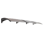 Same Code 04553002 HT-300 x 100 Household Application Door & Window Rain Cover Eaves Brown Board & Black Holder - Image 8