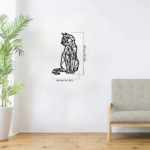 CIFbuy 1PC Handmade animal metal wall art, rural wrought iron interior and exterior decoration, whimsical silhouette design, living room, bedroom,(TikTok/temu self-pickup orders) - Image 28