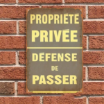 CIFbuy Vintage Metal Wall Art Proprietary Defense Passer Sign, Retro Rustic Plaque For Home Office Shop Museum Entrance, 8x12 Inch 2D TikTok, TikTok, que For Home Office Shop Museum Entrance Self-pickup Logiopics - Image 4