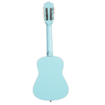 Sky-blue color 30-inch Round Acoustic Guitar with Picks, Strings, Capo, Case, Tuner, and Strap - Image 3
