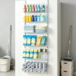 6-Tier Over the Door Pantry Organizer, Adjustable Hanging Storage Rack for Kitchen - Image 5