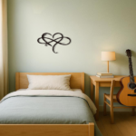 CIFbuy™ Stunning Iron Artfully Crafted 1pc Infinity Heart Metal Wall Art - Timeless Sculpture Symbolizing Eternal Love, Elevates Home Decor (TikTok/temu self-pickup orders) - Image 3