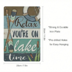 CIFbuy 8x12 Inch ( 20.3x30.5cm ) Vintage Rustic Aluminum Sign Farmhouse Fishing (TikTok, temu pick-up service) - Image 3