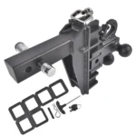 Trailer Hitch 6-inch Drop/Rise with Hook Tri-Ball 1-7/8" 2" 2-5/16" Drop Hitch - Image 8