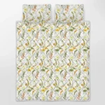 Floral Quilt 3 Pieces Microfiber Quilt Sets Lightweight Bedspreads Botanical Coverlets Quilt Bedding Set All Season Quilts - Image 2