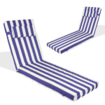 Outdoor Chaise Lounge Cushion, 72 in. x 21 in. x 3 in. Waterproof Fade-Resistant Patio Chair Pad for Pool Beach - Image 7