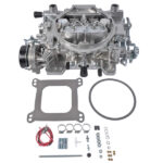 4 Barrel Carburetor 1403 500 CFM Performer with Electric Choke Square-Flange Fits for Chevy 305 Engine