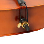 4/4 Acoustic Cello Case Bow Rosin Wood Color - Image 10