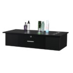 Classic Salon Wall Mount Styling Station Beauty Salon Spa Locking Cabinet Black - Image 20