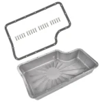 Heavy Duty 6R140 Transmission Deep Pan Fit for Ford F250/F350 11-19 Aluminum Silver - Image 2