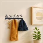 CIFbuy Vintage Black Metal Coat Rack Wall Mounted - 5 Heavy Duty Hooks for Jackets, Hats, Bags & Keys | Space Saving Entryway Organizer for Hallway, Bedroom(TikTok/temu self-pickup orders) - Image 2
