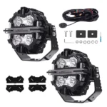 5 Inch LED Work Light Bar Pods White Amber DRL fit for Off Road SUV UTV Truck 4X4 - Image 6