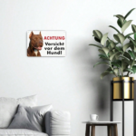 CIFbuy 1pc Pitbull Beware Of Dog Tin Sign, Waterproof Metal Wall Decor, Sign For Indoor Outdoor Home Ya Dog TiikTok, Dog TiikTok, Self-oockup Logiop Yaramed - Image 5