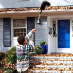 10.5FT Gutter Cleaning Brush With Telescoping Handle Rain Gutter Cleaner Extendable Gutter Cleaning Tool From The Ground with 2 Angled Brushes Anti-slip Gloves Goggles - Image 4