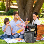 Cooler Backpack 36 Can Leakproof Insulated Cooler Backpack with 25L/6.6Gal for Picnic Camping Beach Hiking Fishing Travel - Image 4