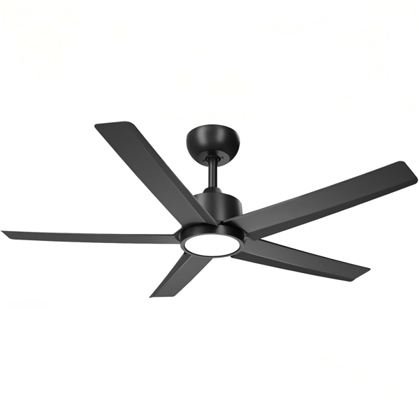 44 inch Ceiling Fans with Lights, Large Air Volume Ceiling Fans with Reversible Quiet DC Motor and Remote, 5D-W5[Unable ship on weekends, TK/TEMU only for pickup, only TX10643 warehouse supports GOFO]
